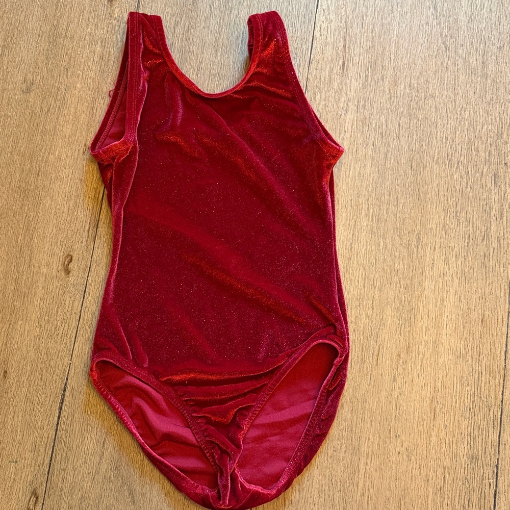 Red Velvet Leotard